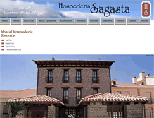 Tablet Screenshot of hospederiasagasta.com